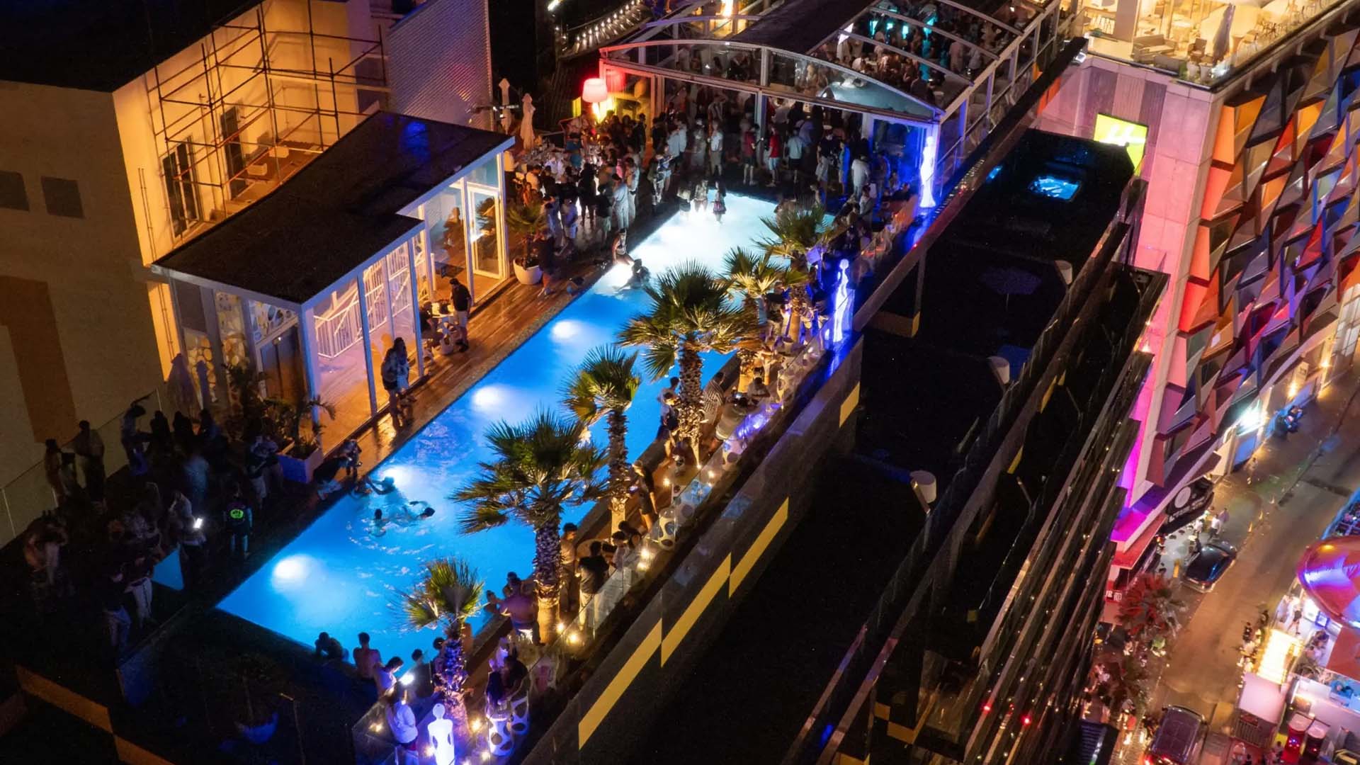 Moonlight Swim at Infinity by Hugo's