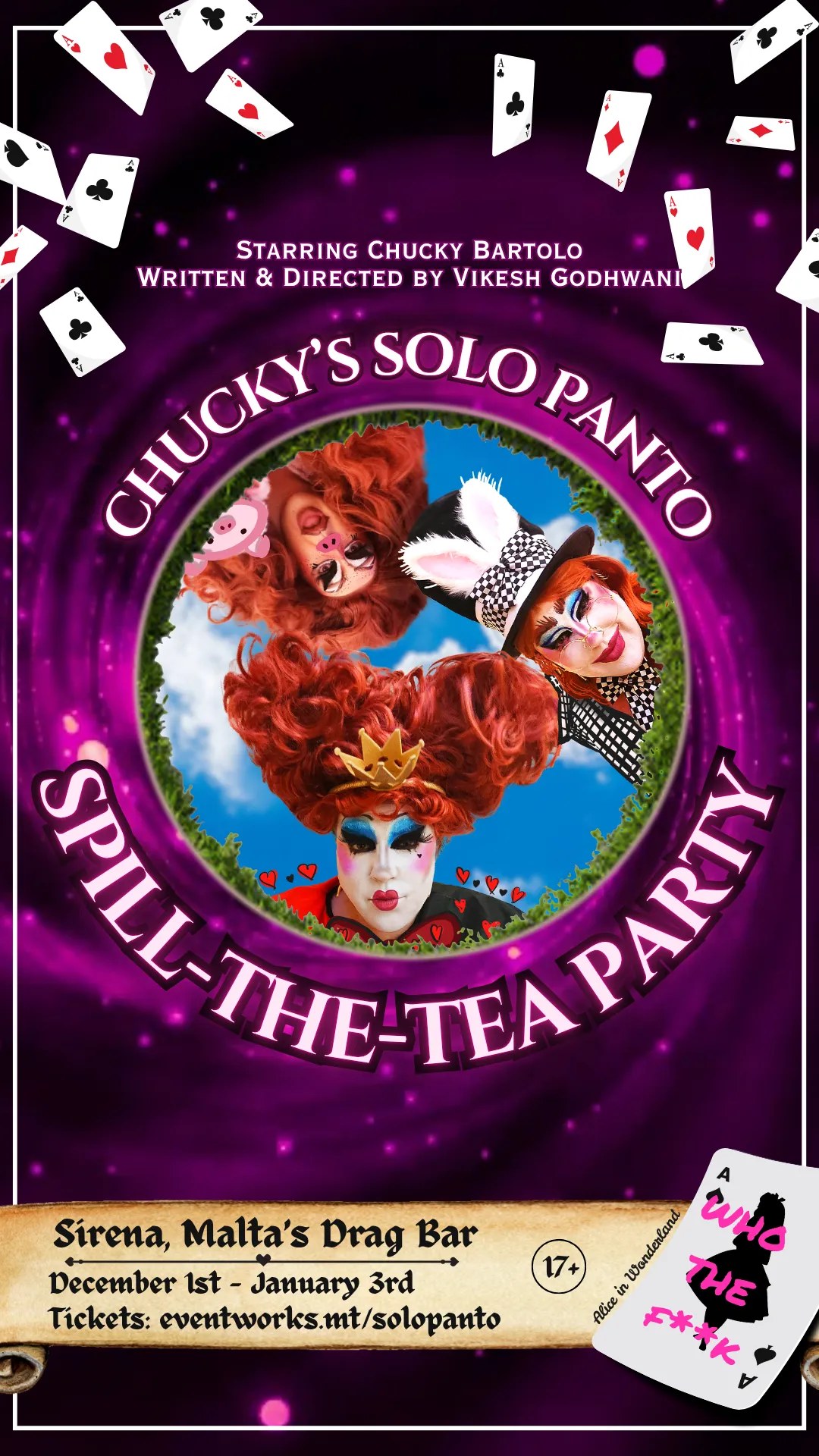 Chucky's Solo Panto: Spill-the-Tea Party