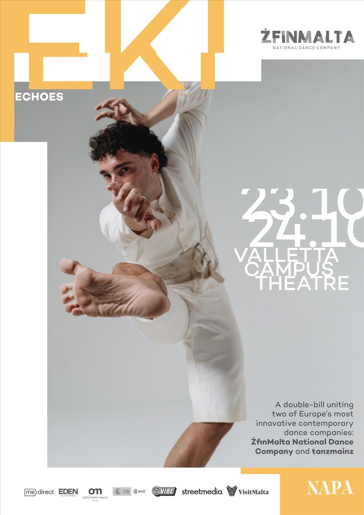 ŻfinMalta National Dance Company | EKI / ECHOES